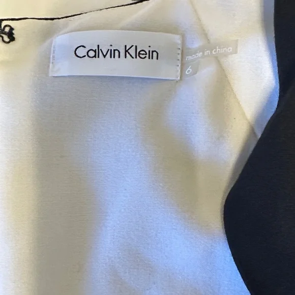 Calvin Klein Elegant Black Midi Dress - Picture 2 of 5